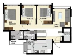 Blk 418C Fernvale Riverwalk (Sengkang), HDB 4 Rooms #501912151